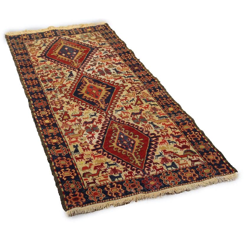 Persisk Matta Arkiio Kelim Ull Ardebil 80x190