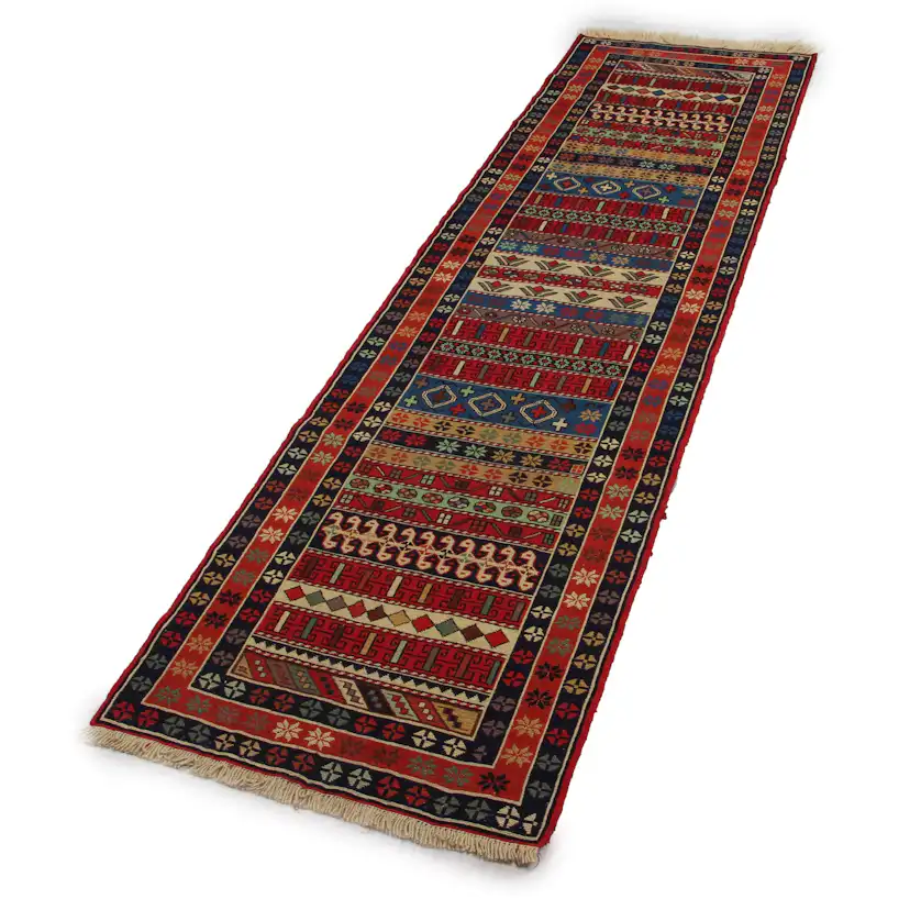 Persisk Matta Arkiio Kelim Ull Ardebil 85x291