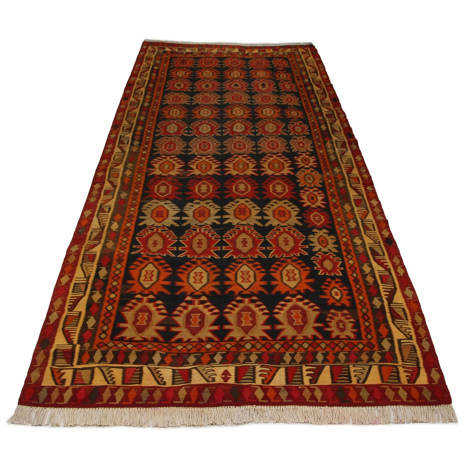 Orientalisk matta Arkiio Kelim Exklusiv Flerfärgad 157x400