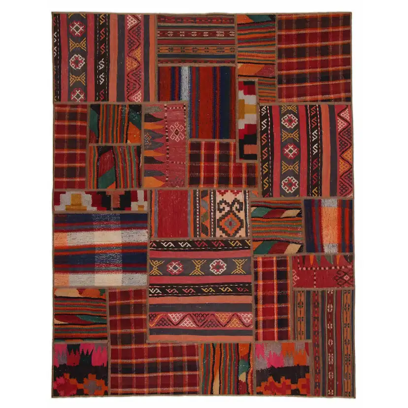 Persisk Patchworkmatta Arkiio Kelim Shiraz/Azerbajdzjan 155x206