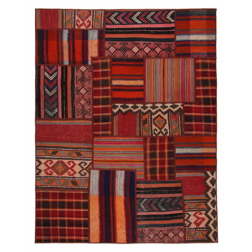 Persisk Patchworkmatta Arkiio 751159 Kelim Shiraz/Azerbajdzjan 153x206