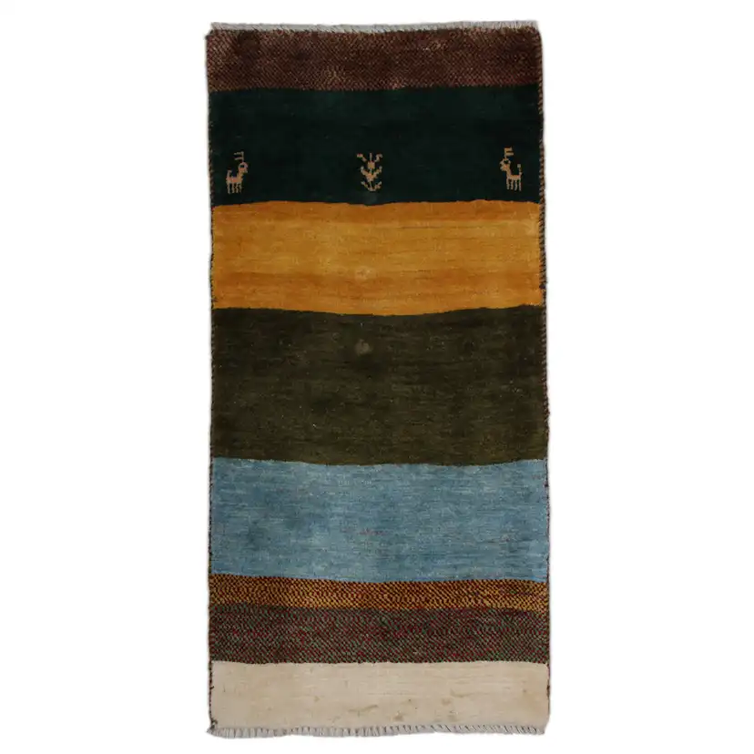 Persisk Matta Arkiio Gabbeh Shiraz Flerfärgad 65x134