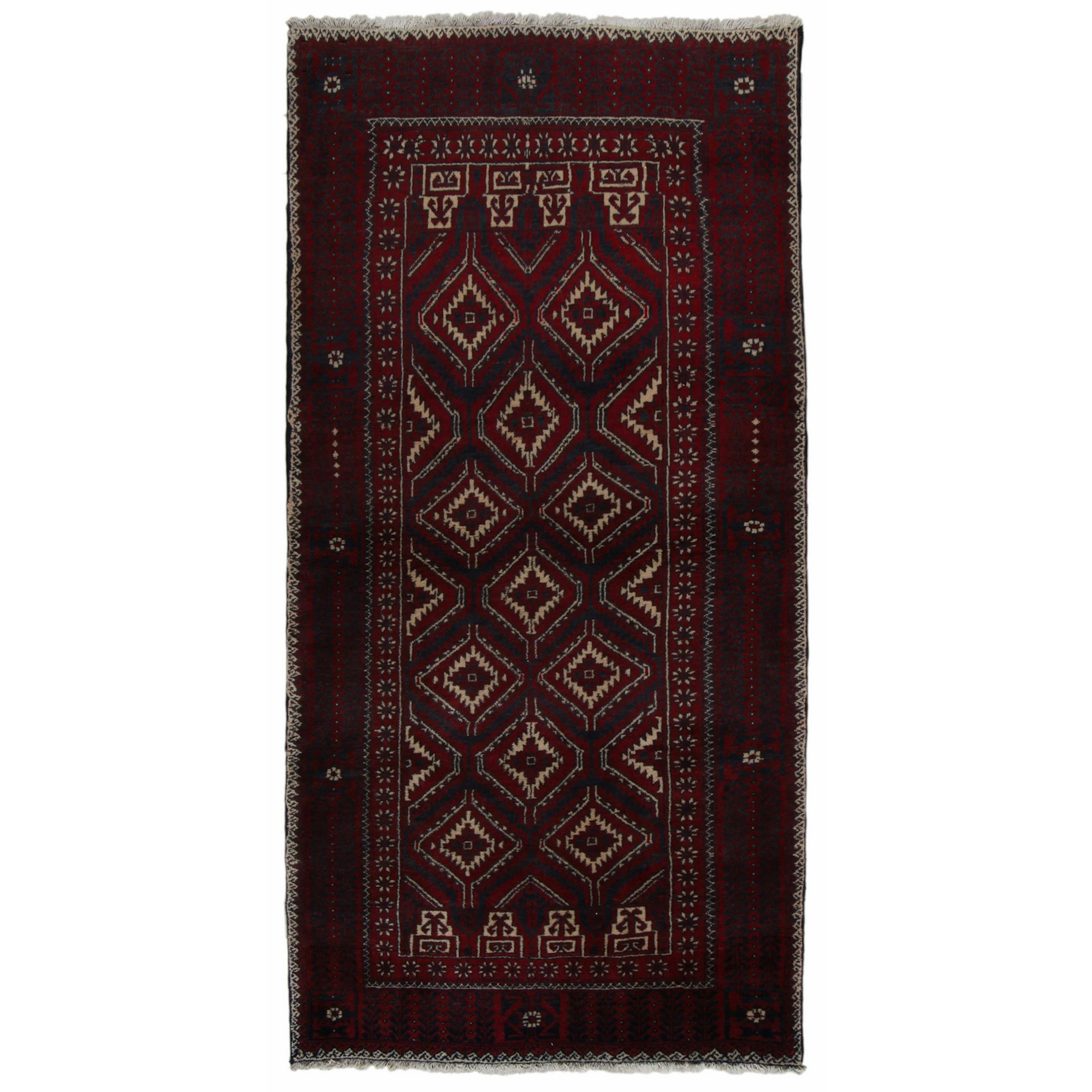 Persisk Matta Arkiio Beluch Röd 90x193