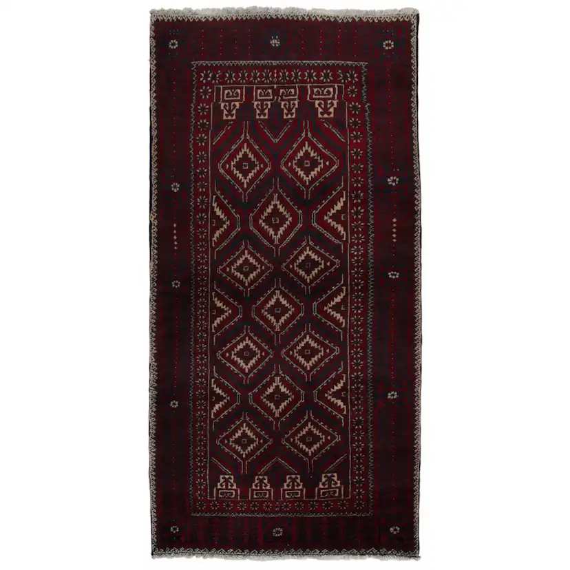 Persisk Matta Arkiio Beluch Röd 90x193