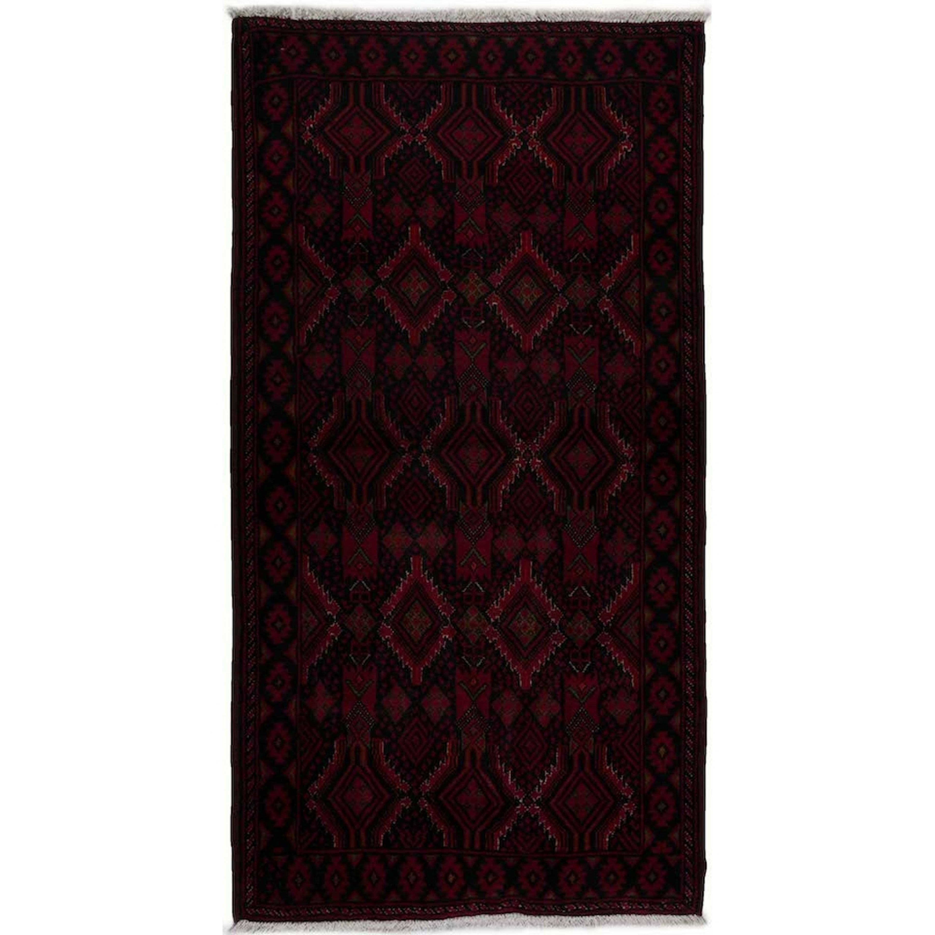 Persisk Matta Arkiio Beluch Svart 104x201