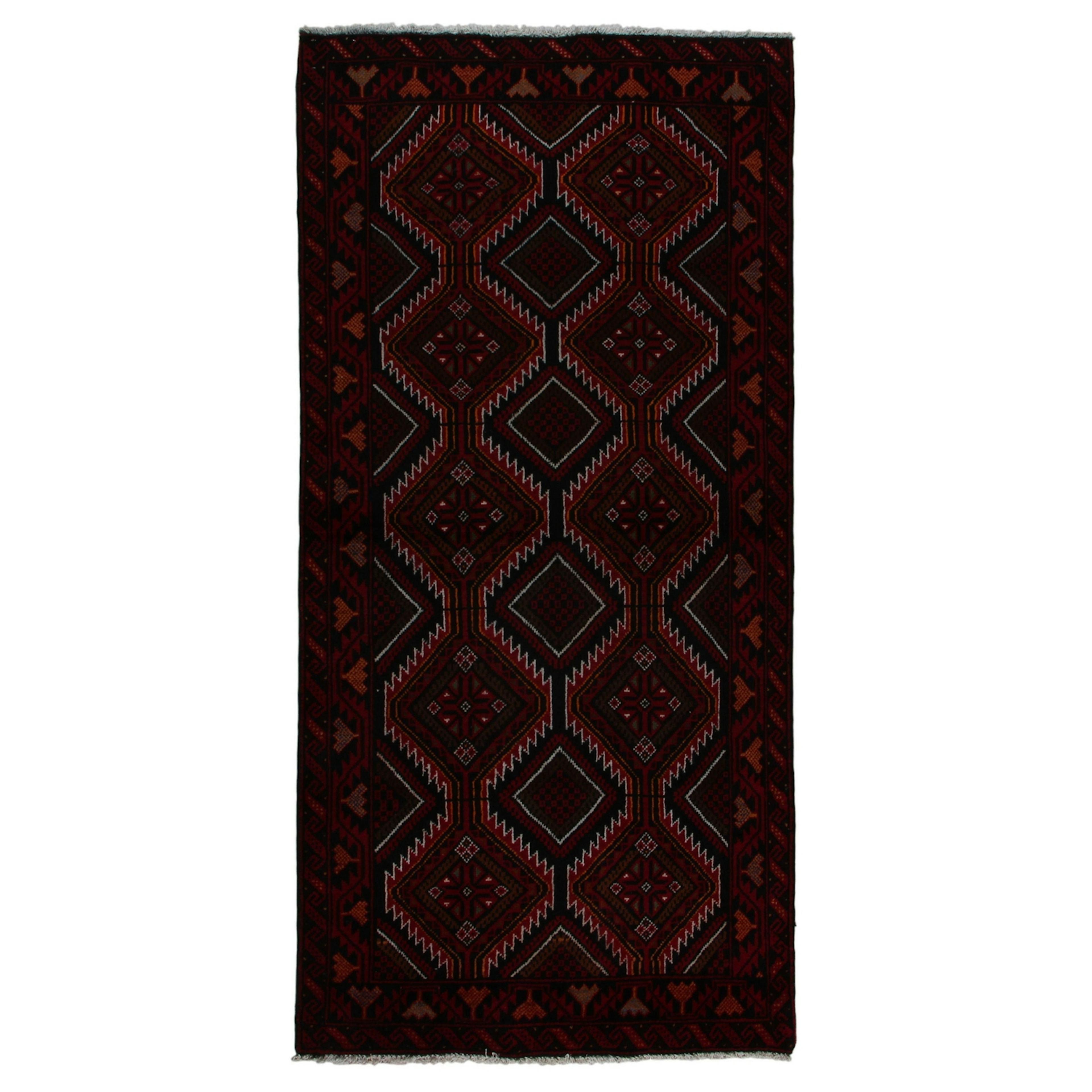 Persisk Matta Arkiio Beluch Röd 97x207