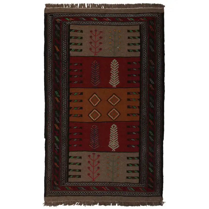 Persisk Nålmatta Arkiio Quchan Kelim Exklusiv 112x180