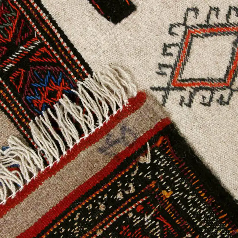 Persisk Nålmatta Arkiio Quchan Kelim Exklusiv 97x183