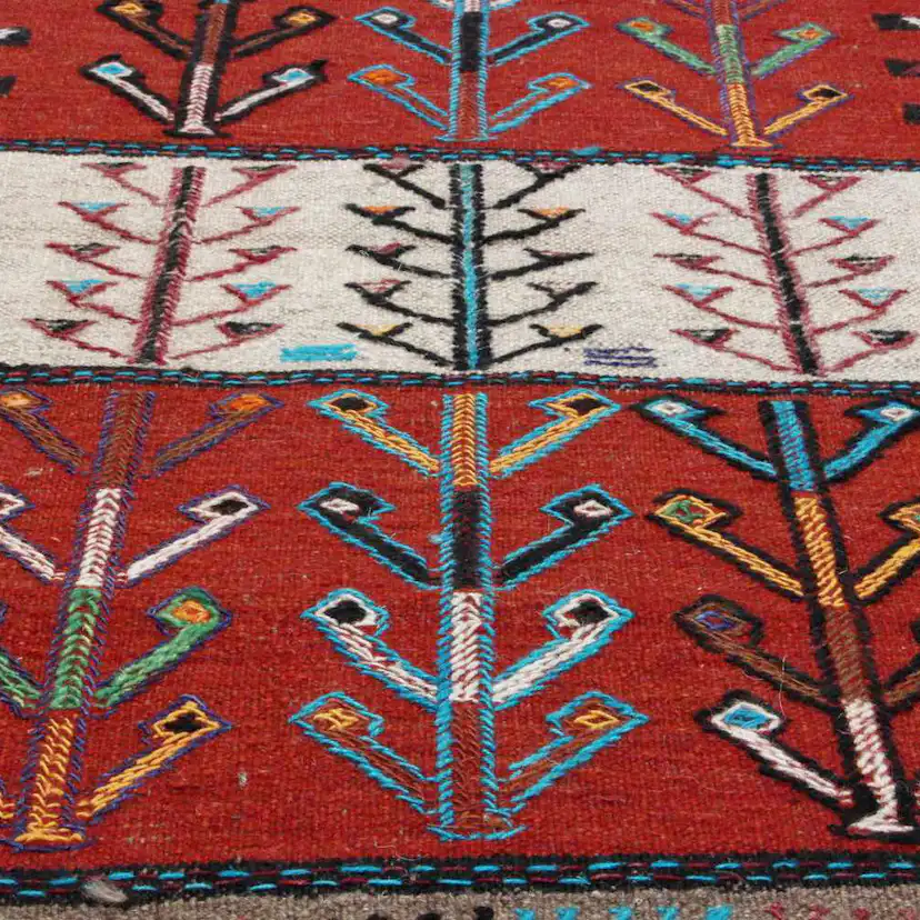 Persisk Nålmatta Arkiio Quchan Kelim Exklusiv 110x196