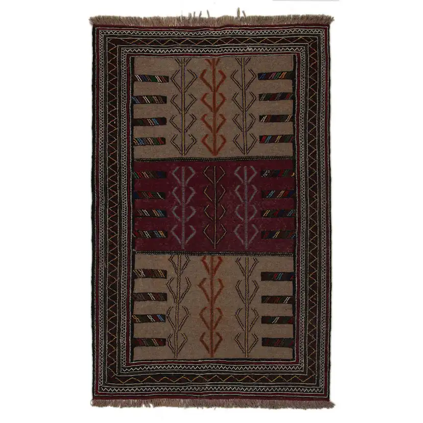 Persisk Nålmatta Arkiio Quchan Kelim Exklusiv 115x180