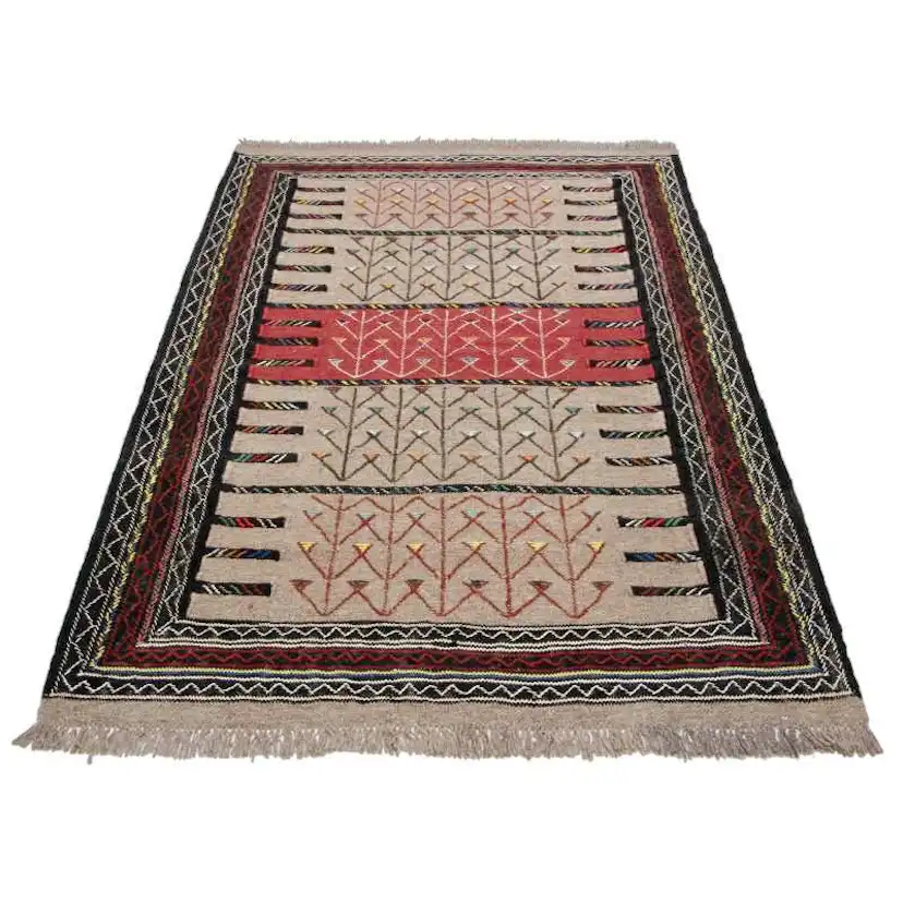 Persisk Nålmatta Arkiio Quchan Kelim Exklusiv 115x175