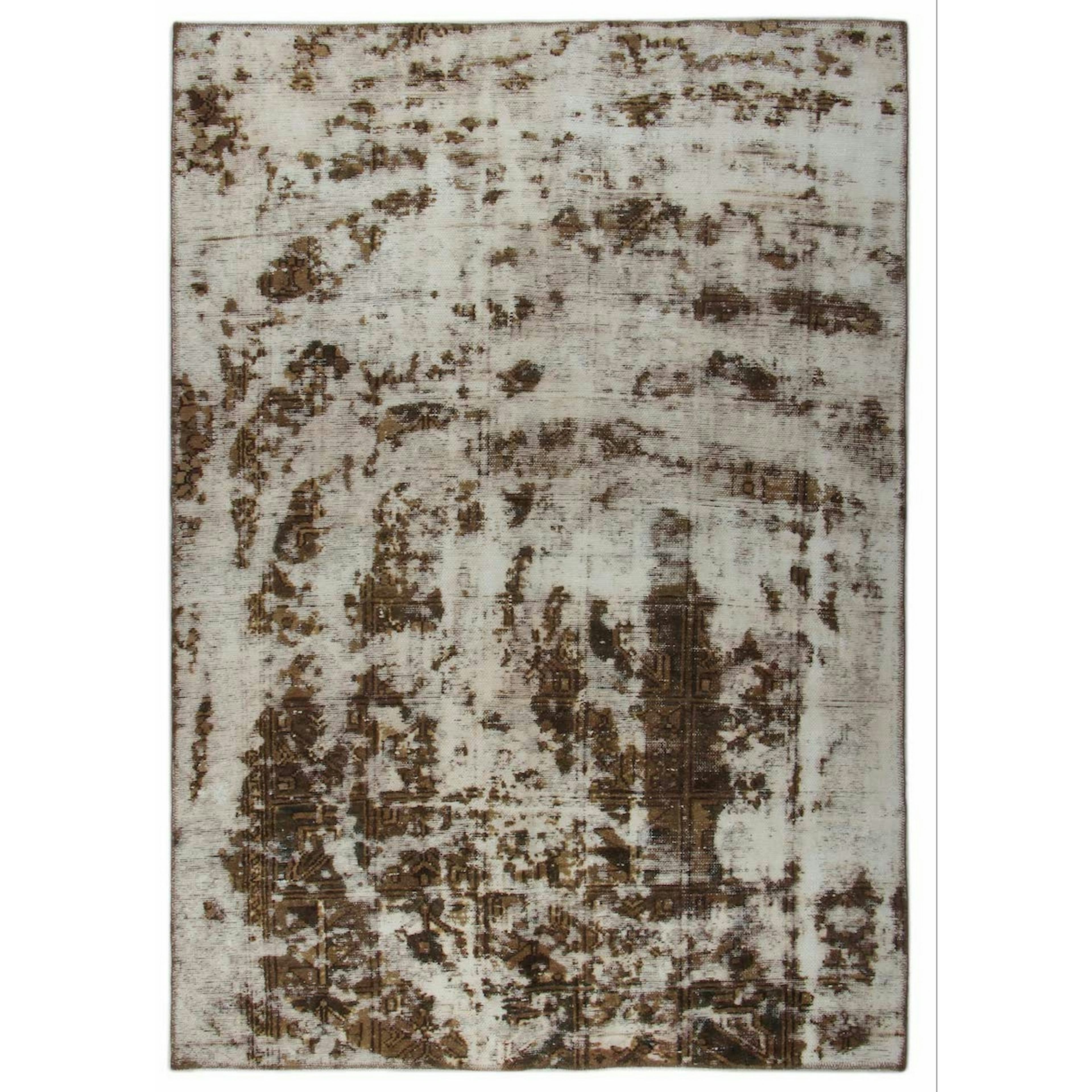 Persisk Matta Arkiio Tabriz Vintage Creme/Brun 149x217