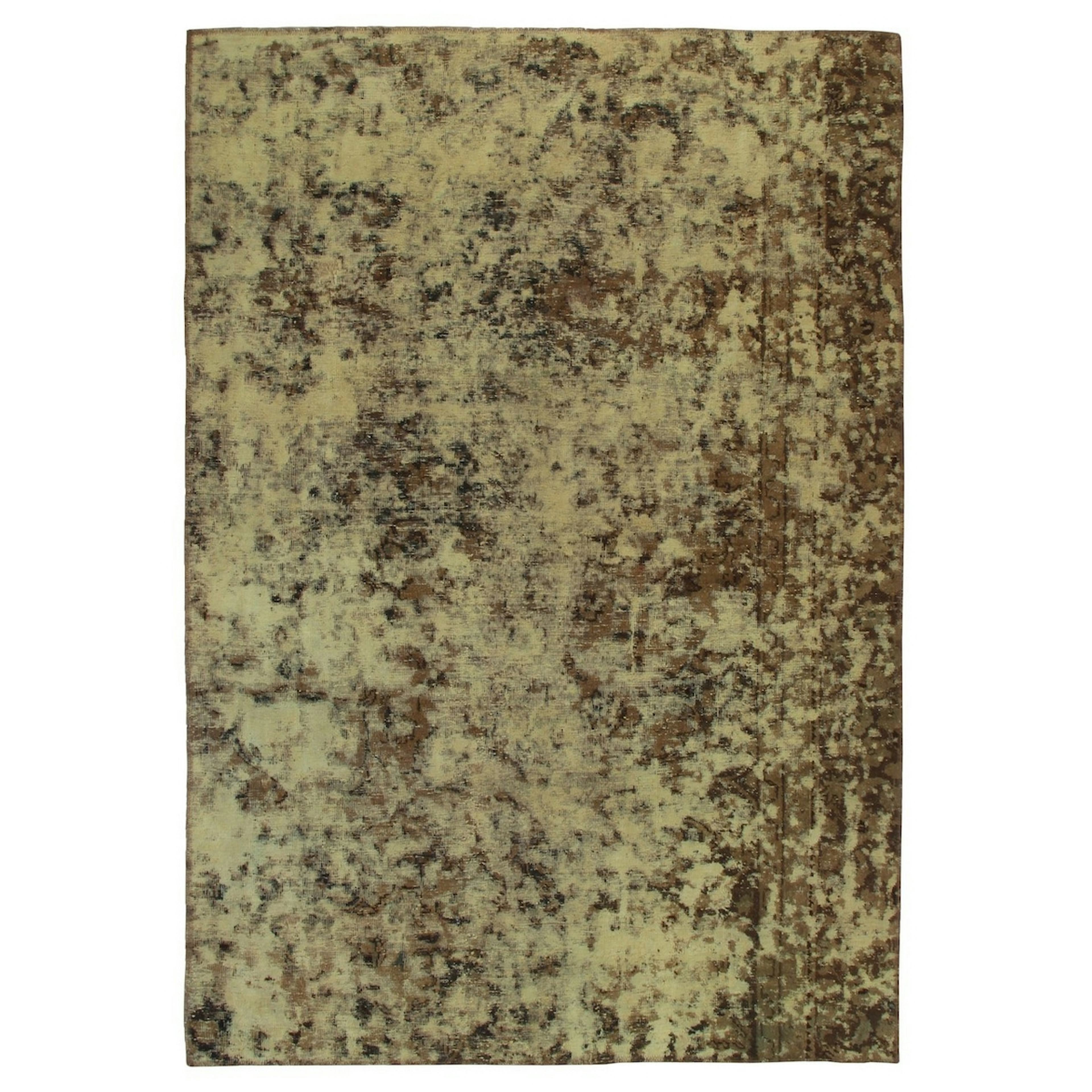 Persisk Matta Arkiio Tabriz Vintage Guld/Brun 149x217