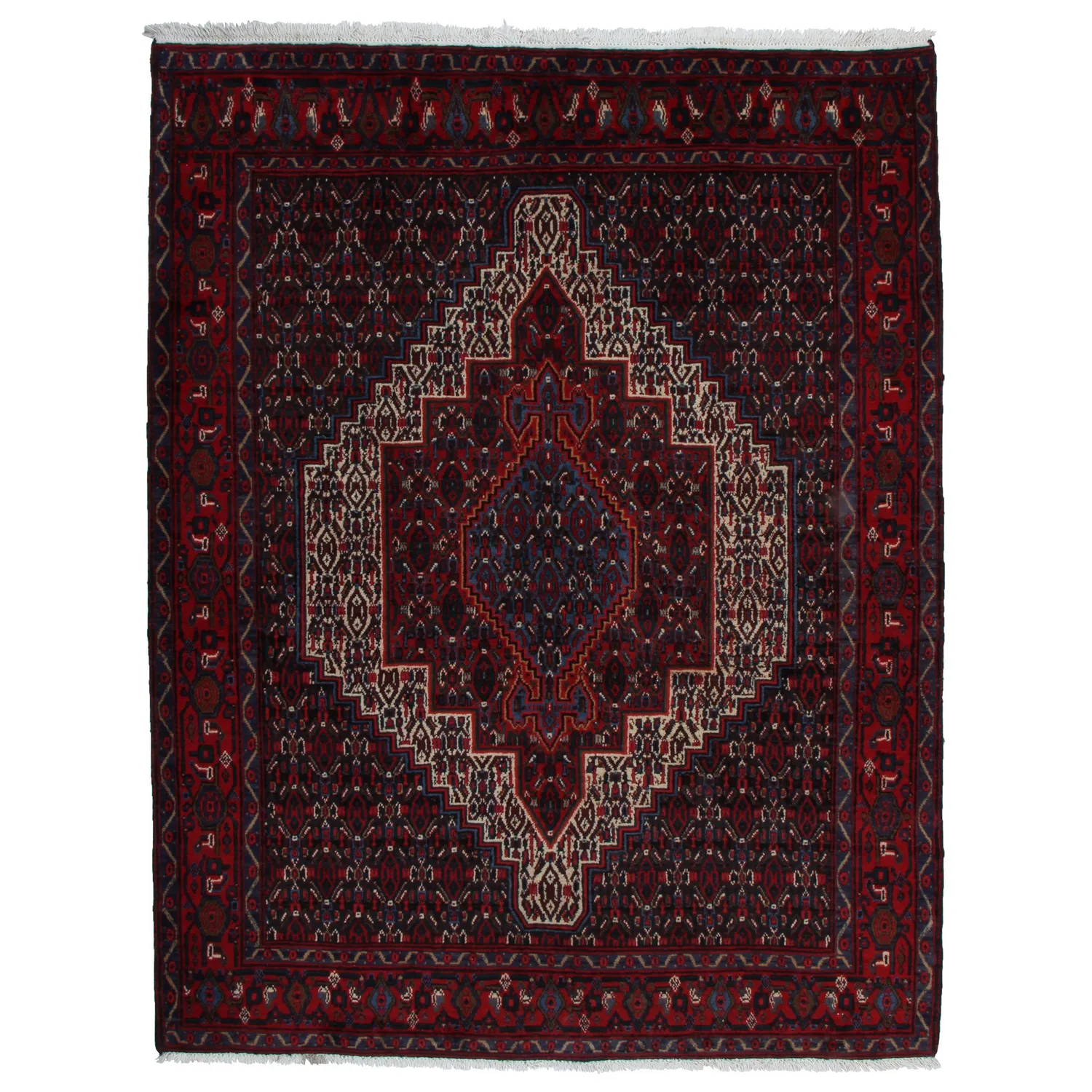 Handvävd Matta Arkiio Persisk Enkelvävd Senneh 122x156