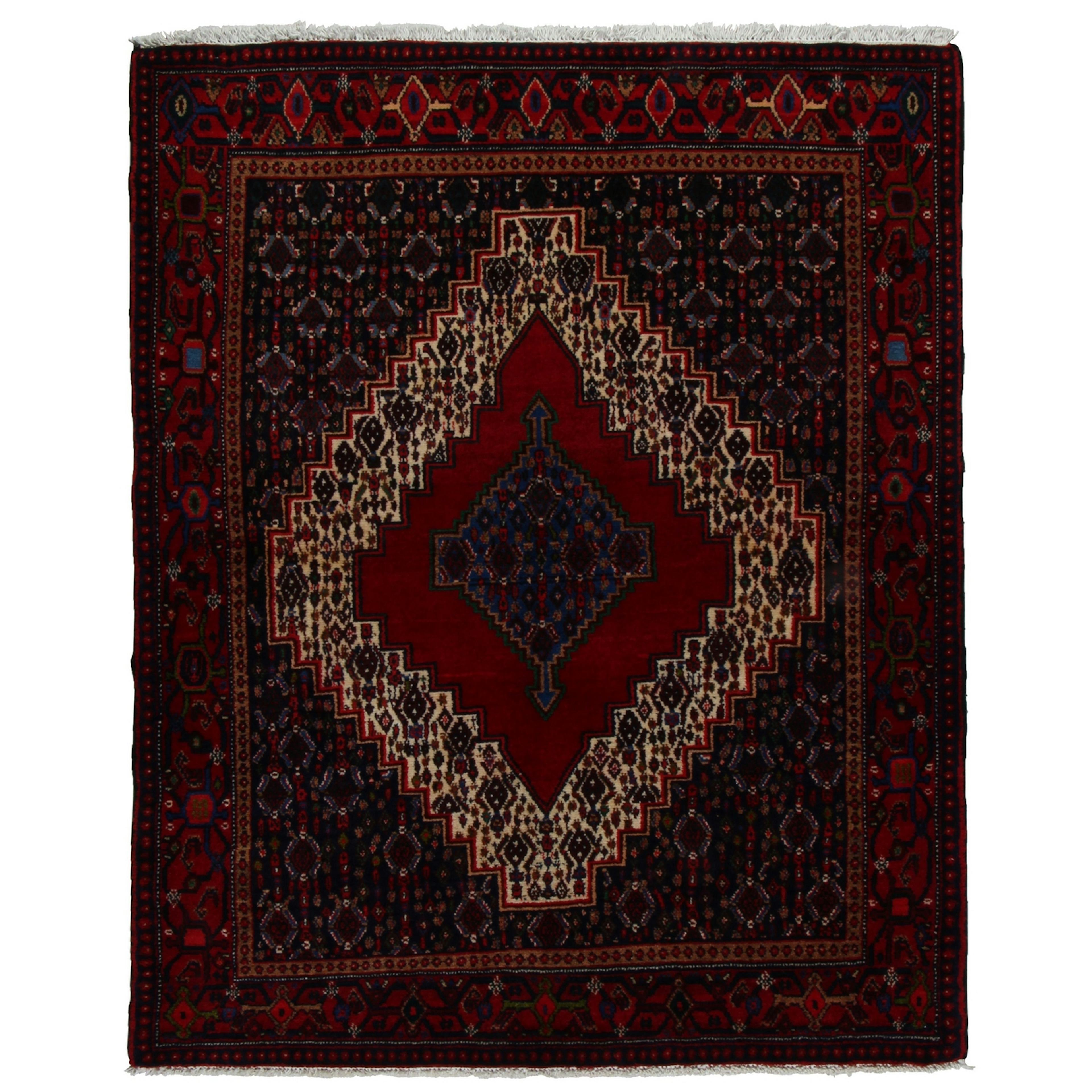 Handvävd Matta Arkiio Persisk Enkelvävd Senneh 128x159