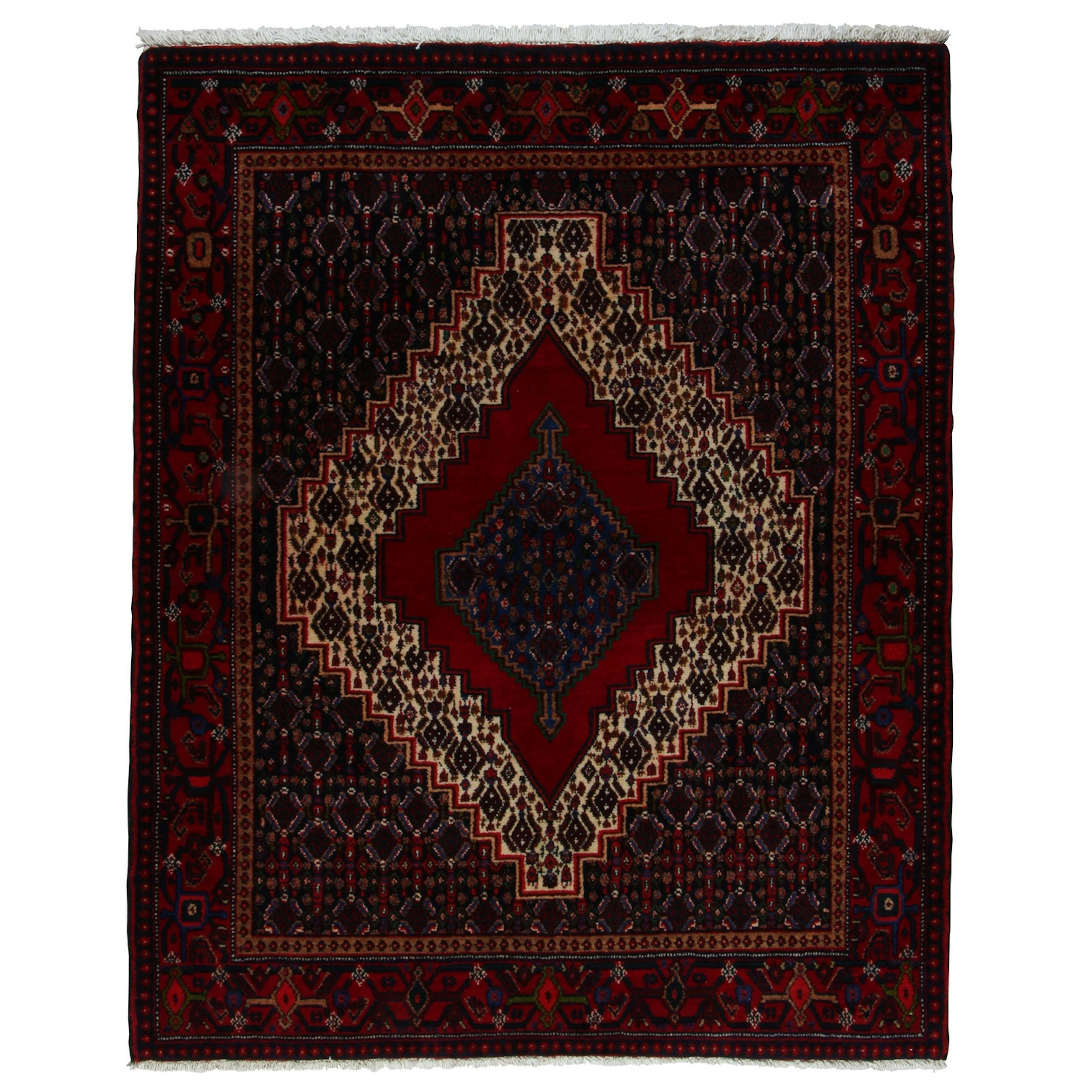 Handvävd Matta Arkiio Persisk Enkelvävd Senneh 127x159