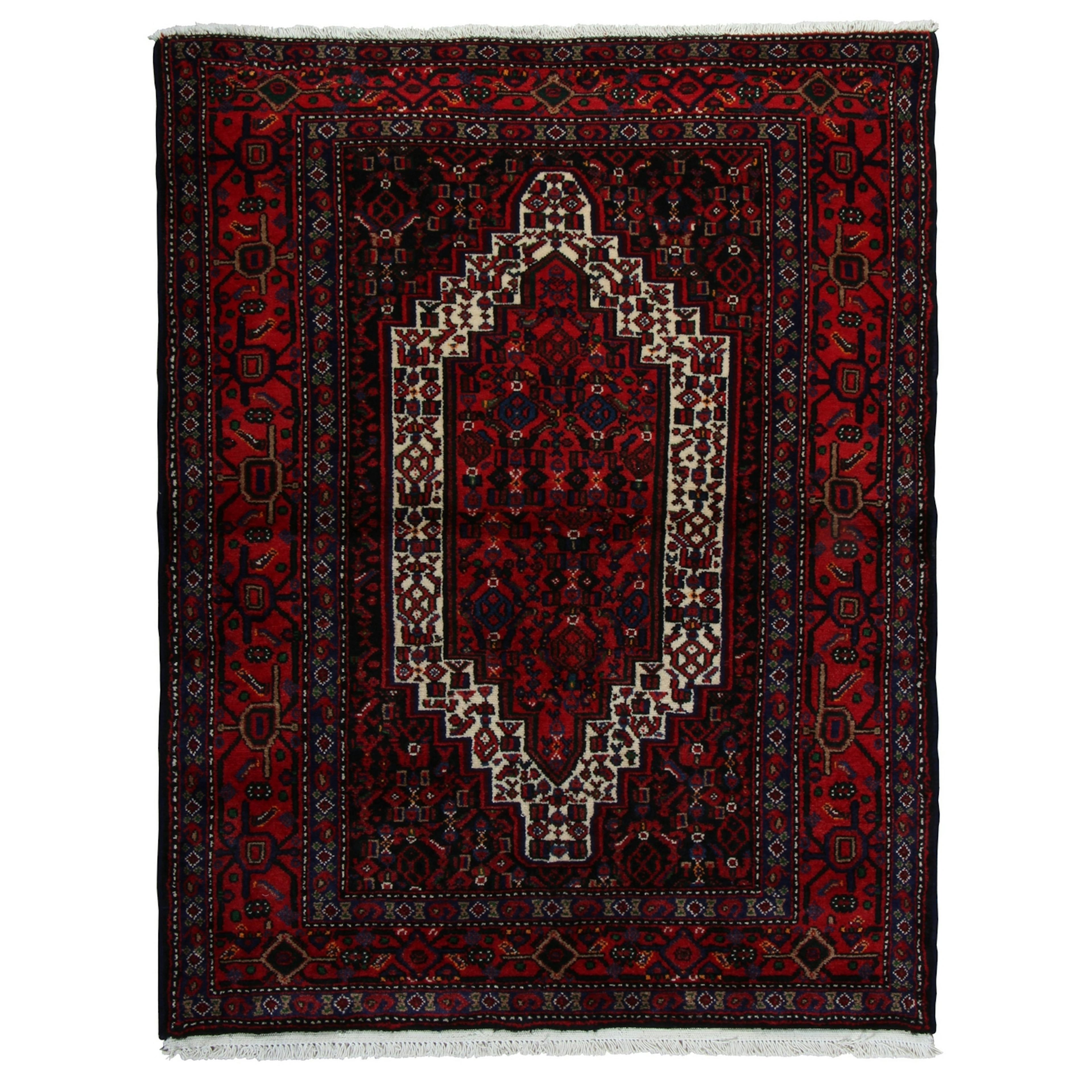 Handvävd Matta Arkiio Persisk Enkelvävd Senneh 123x158