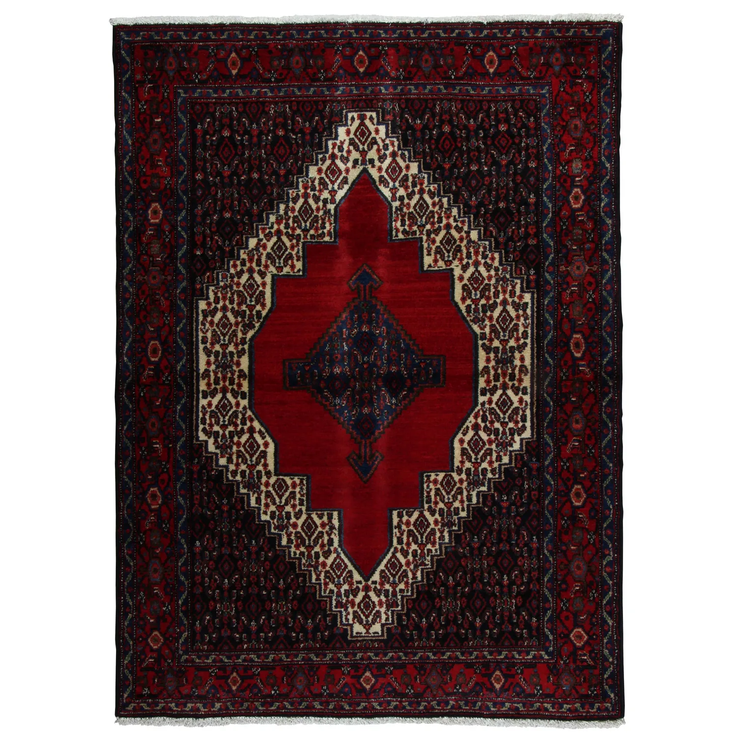 Handvävd Matta Arkiio Persisk Enkelvävd Senneh 118x162