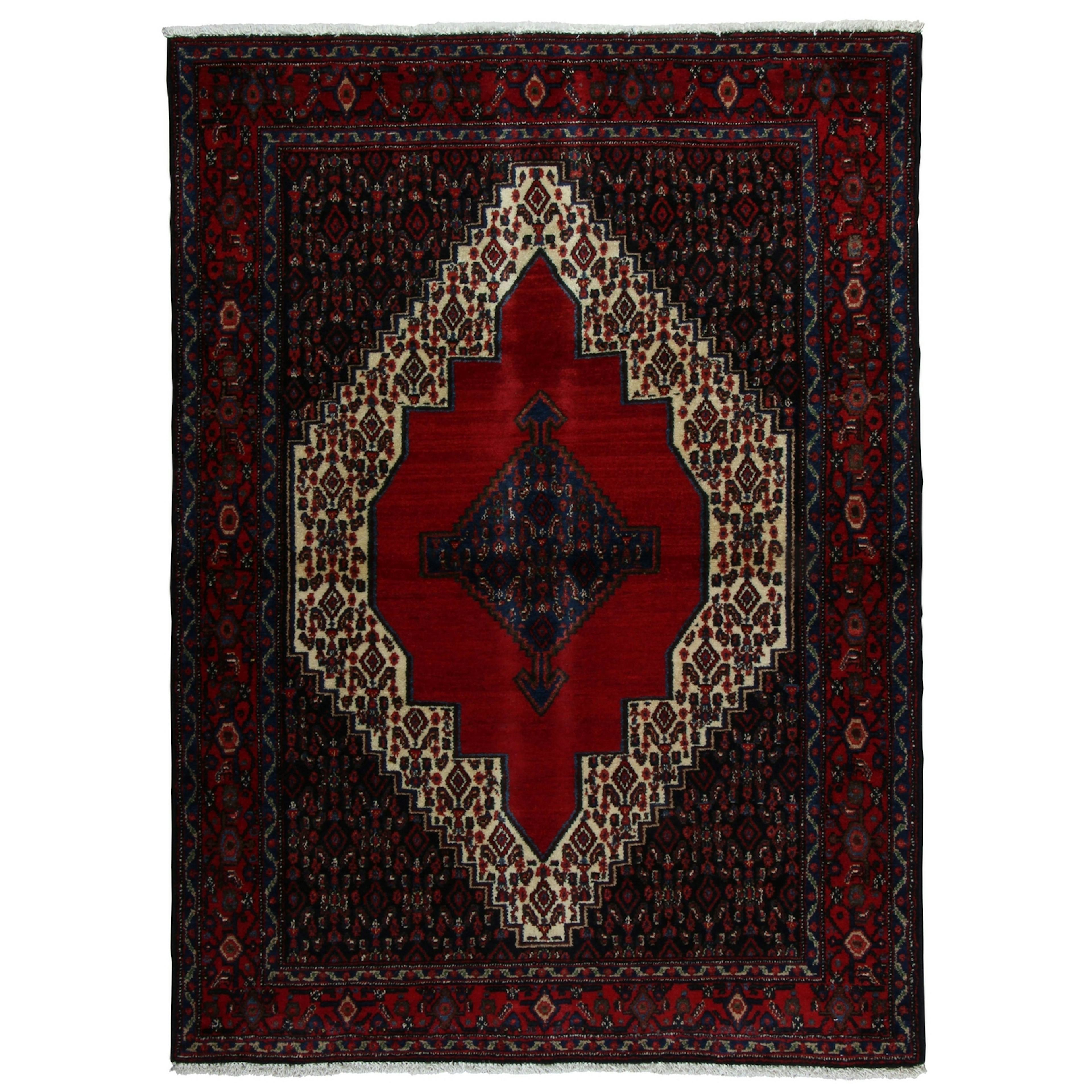 Handvävd Matta Arkiio Persisk Enkelvävd Senneh 118x162