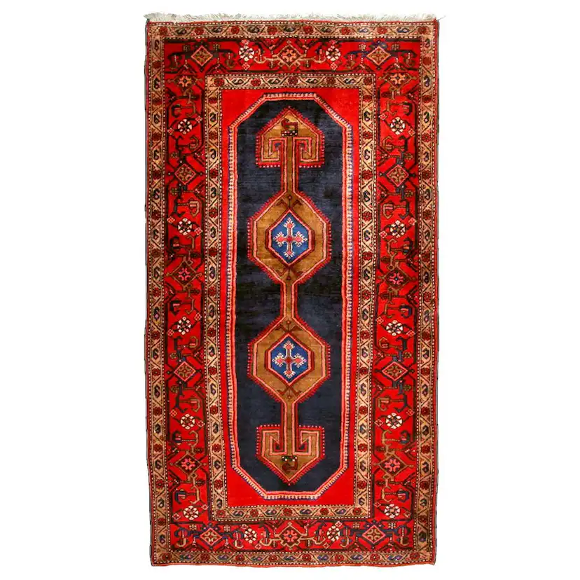 Handvävd Matta Arkiio Persisk Lorestan Qoltoq 130x255