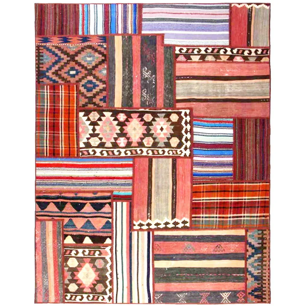 Persisk Patchworkmatta Arkiio Flerfärgad 158x205