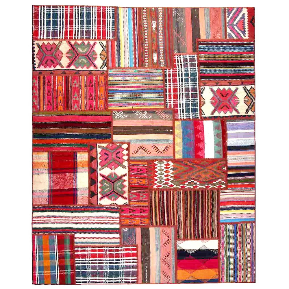 Persisk Patchworkmatta Arkiio Flerfärgad 163x203