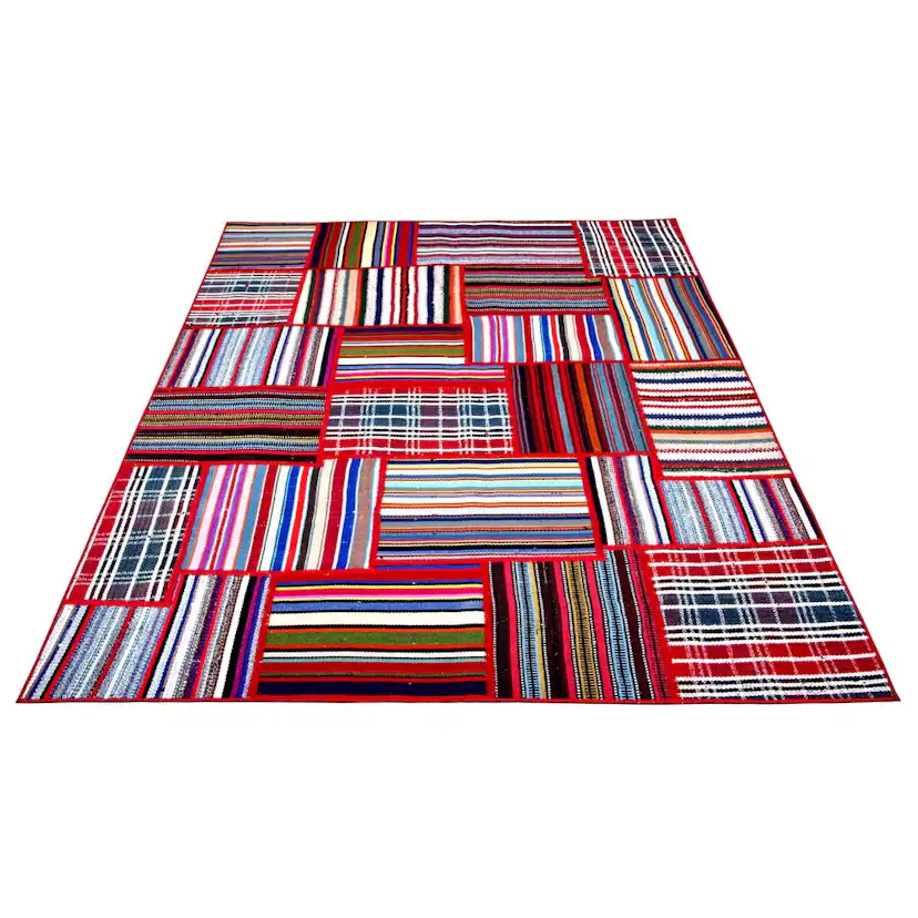 Persisk Patchworkmatta Arkiio Flerfärgad 156x206