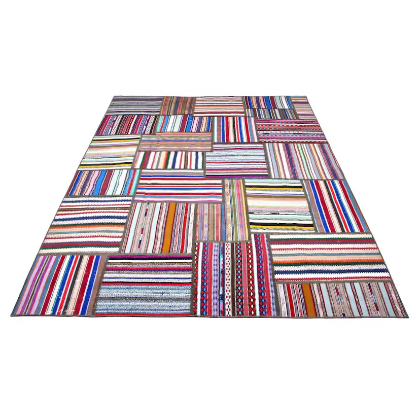 Persisk Patchworkmatta Arkiio Flerfärgad 184x230