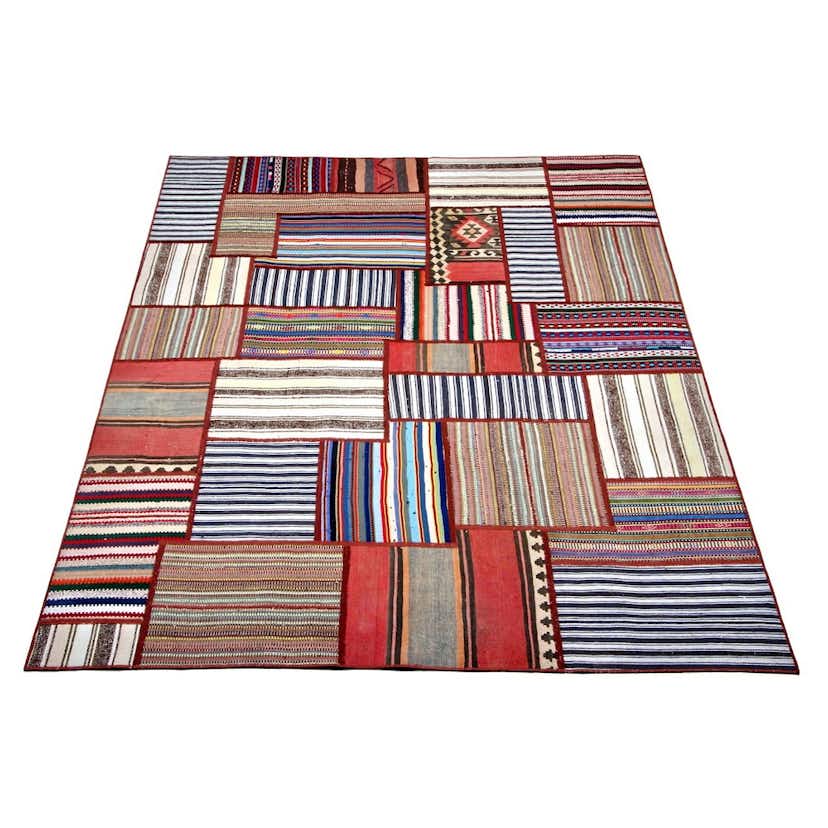 Persisk Patchworkmatta Arkiio Flerfärgad 179x241