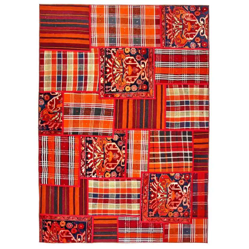 Persisk Patchworkmatta Arkiio Flerfärgad 165x234