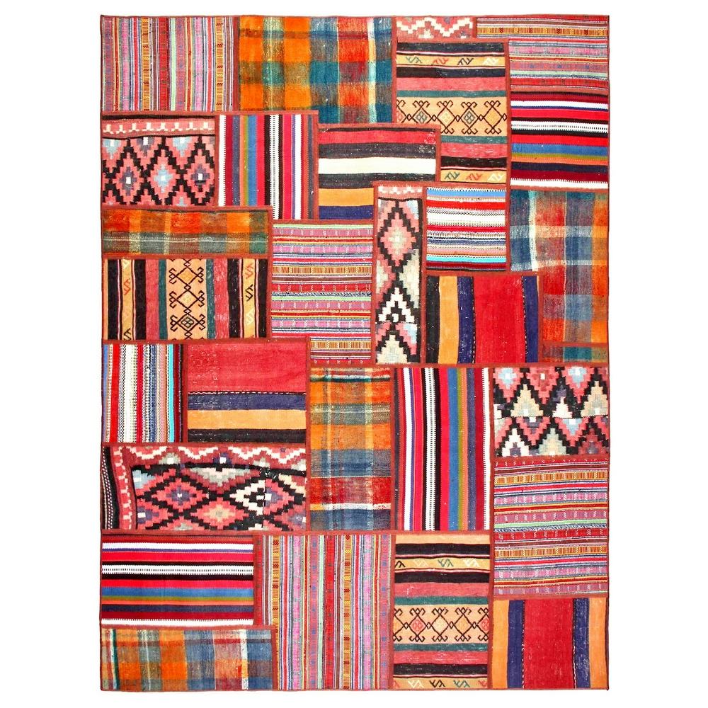 Persisk Patchworkmatta Arkiio Flerfärgad 173x232