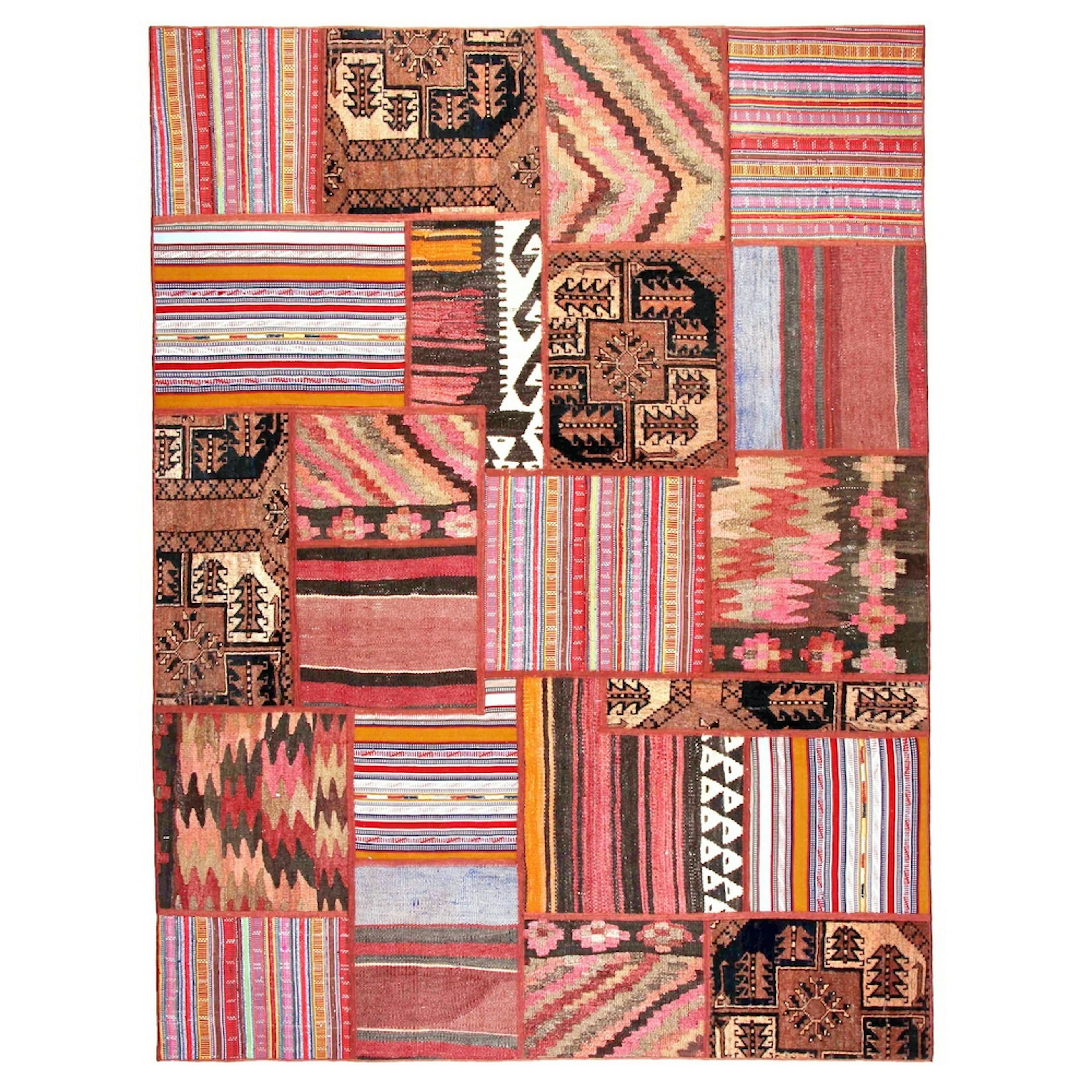 Persisk Patchworkmatta Arkiio Flerfärgad 170x230