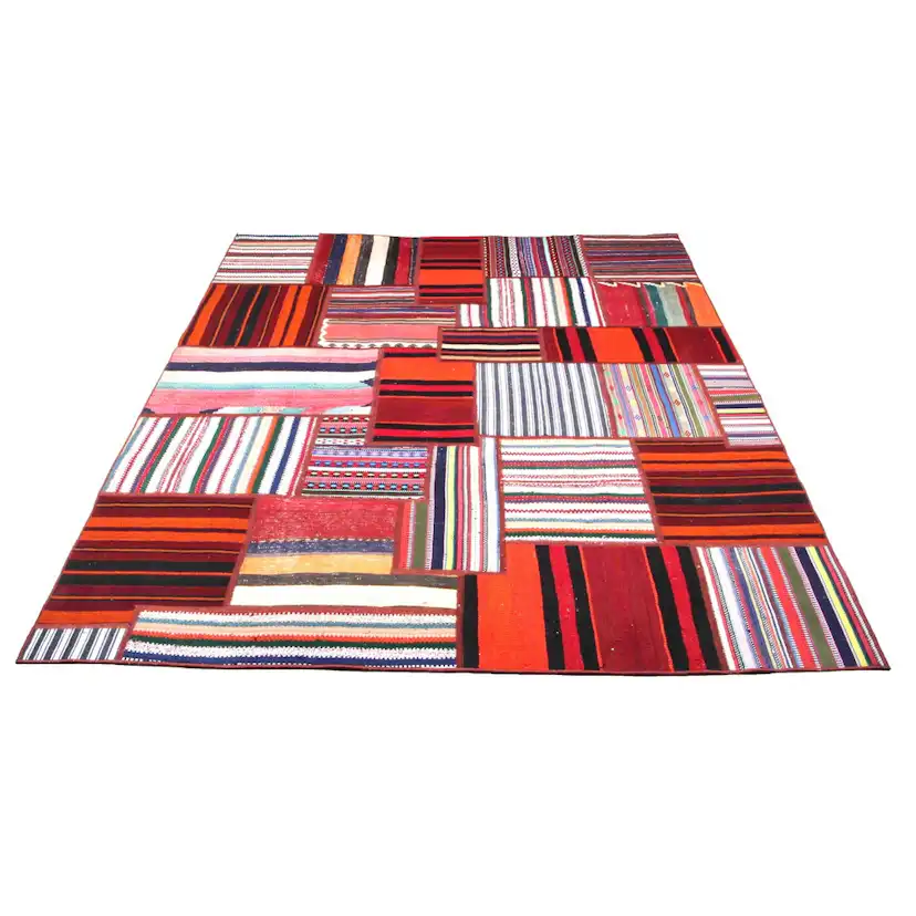 Persisk Patchworkmatta Arkiio Flerfärgad 176x233