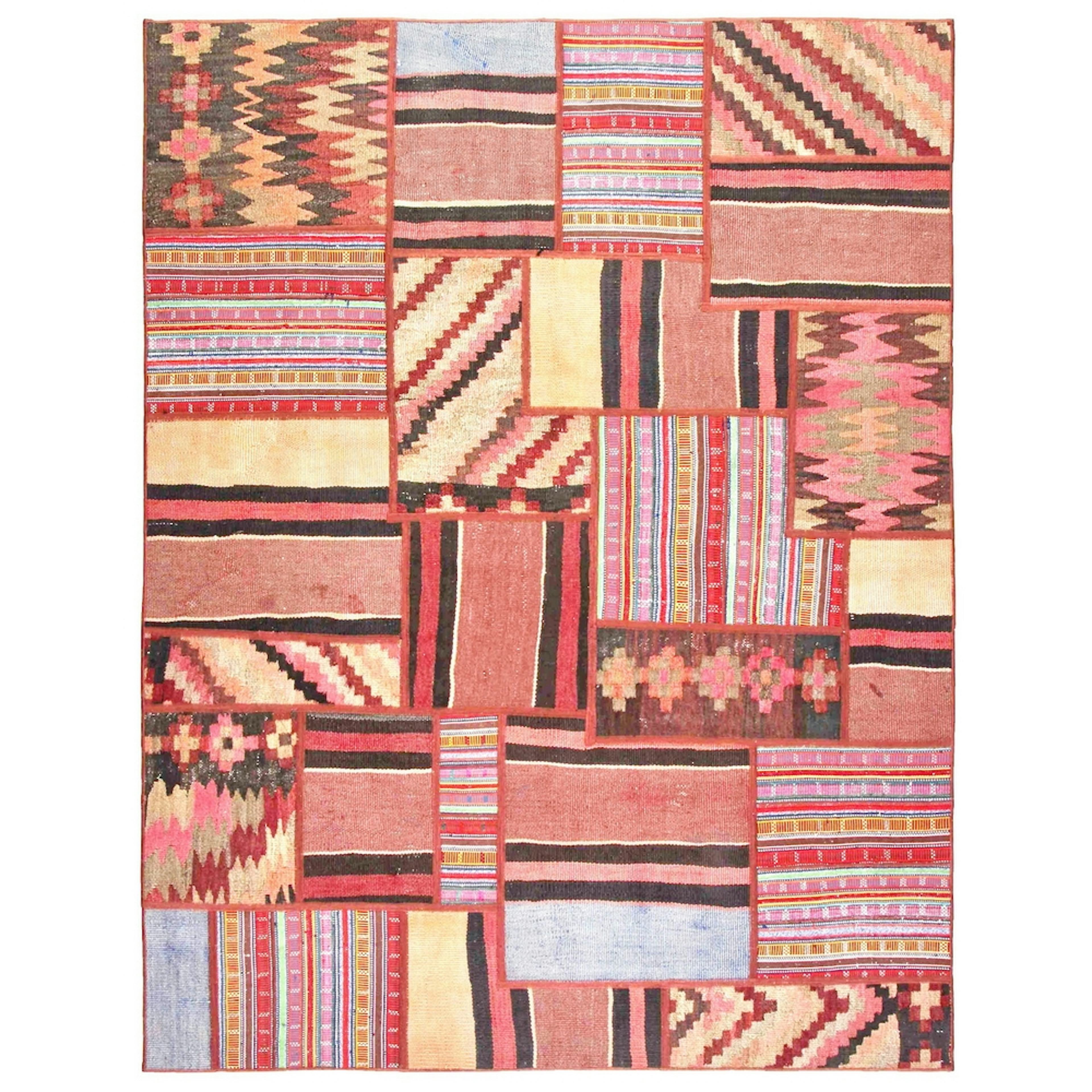 Persisk Patchworkmatta Arkiio Flerfärgad 157x207