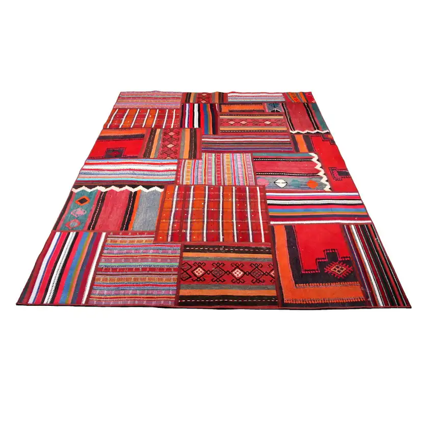 Persisk Patchworkmatta Arkiio Flerfärgad 170x233