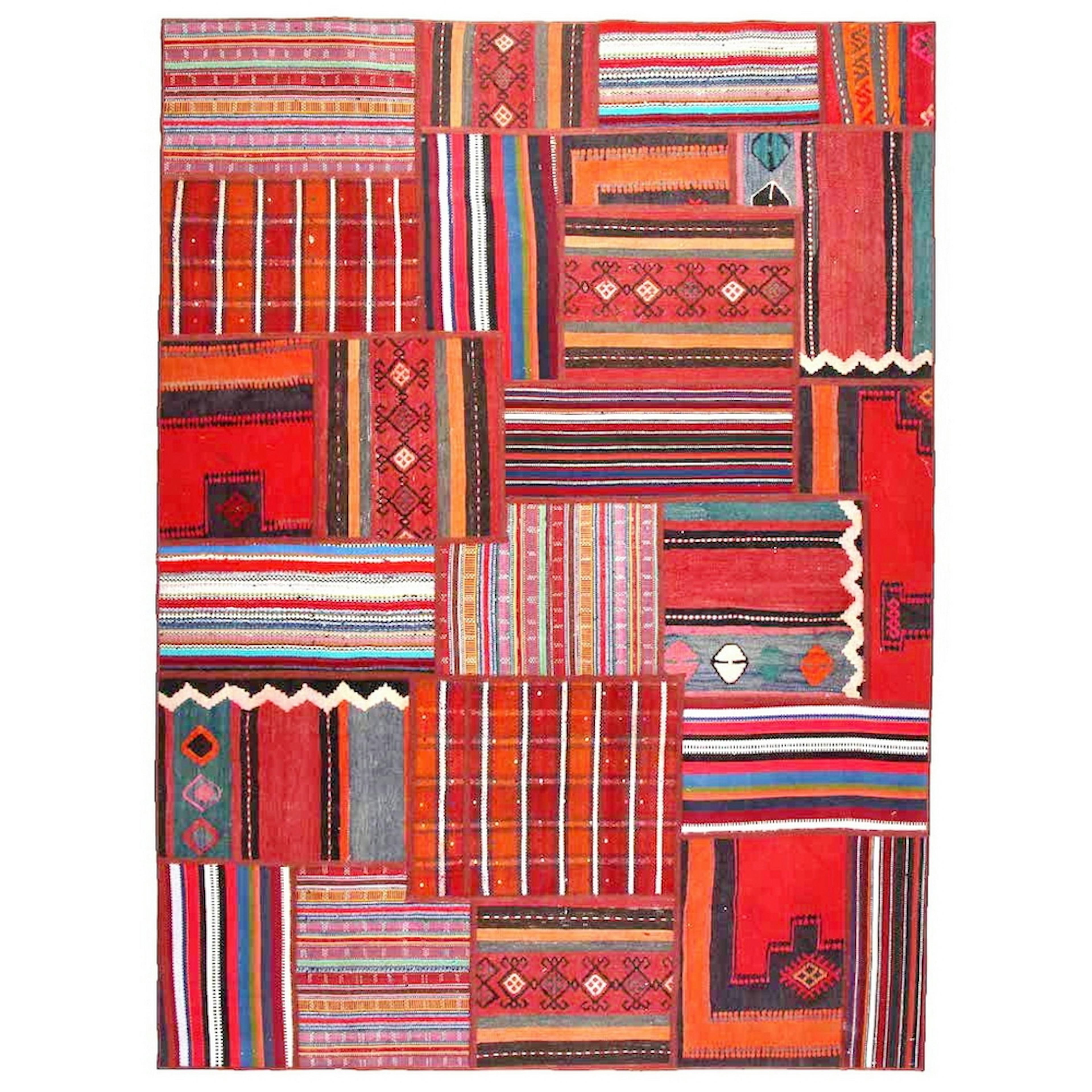 Persisk Patchworkmatta Arkiio Flerfärgad 170x233