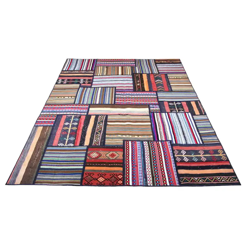 Persisk Patchworkmatta Arkiio Flerfärgad 163x239