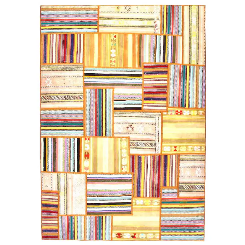 Persisk Patchworkmatta Arkiio Flerfärgad 163x236