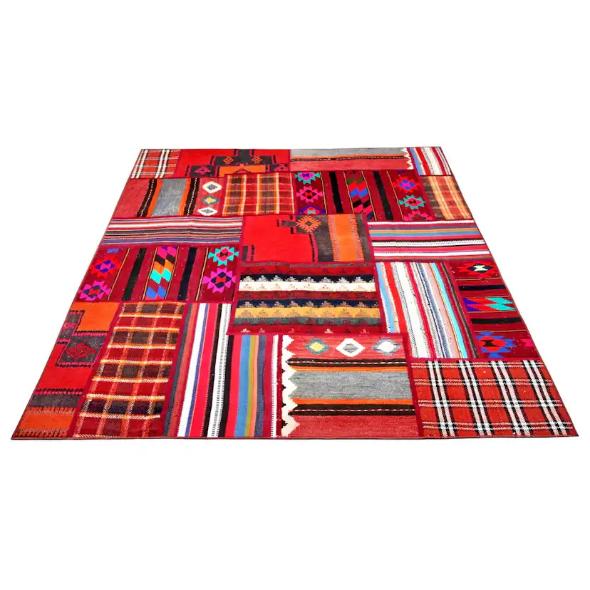 Persisk Patchworkmatta Arkiio 751605 Flerfärgad 156x205