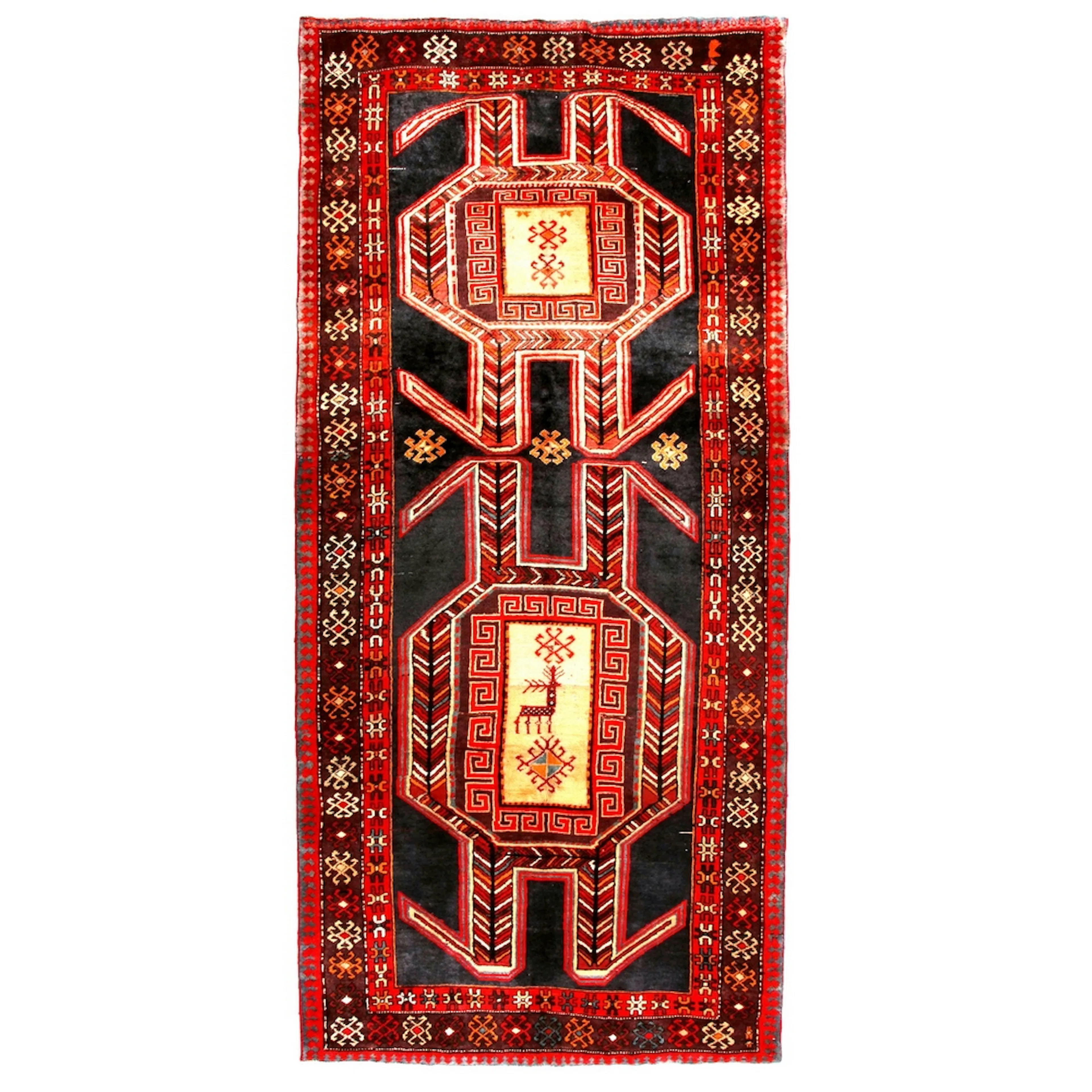 Persisk Matta Arkiio Tabriz Vintage Original 199x301