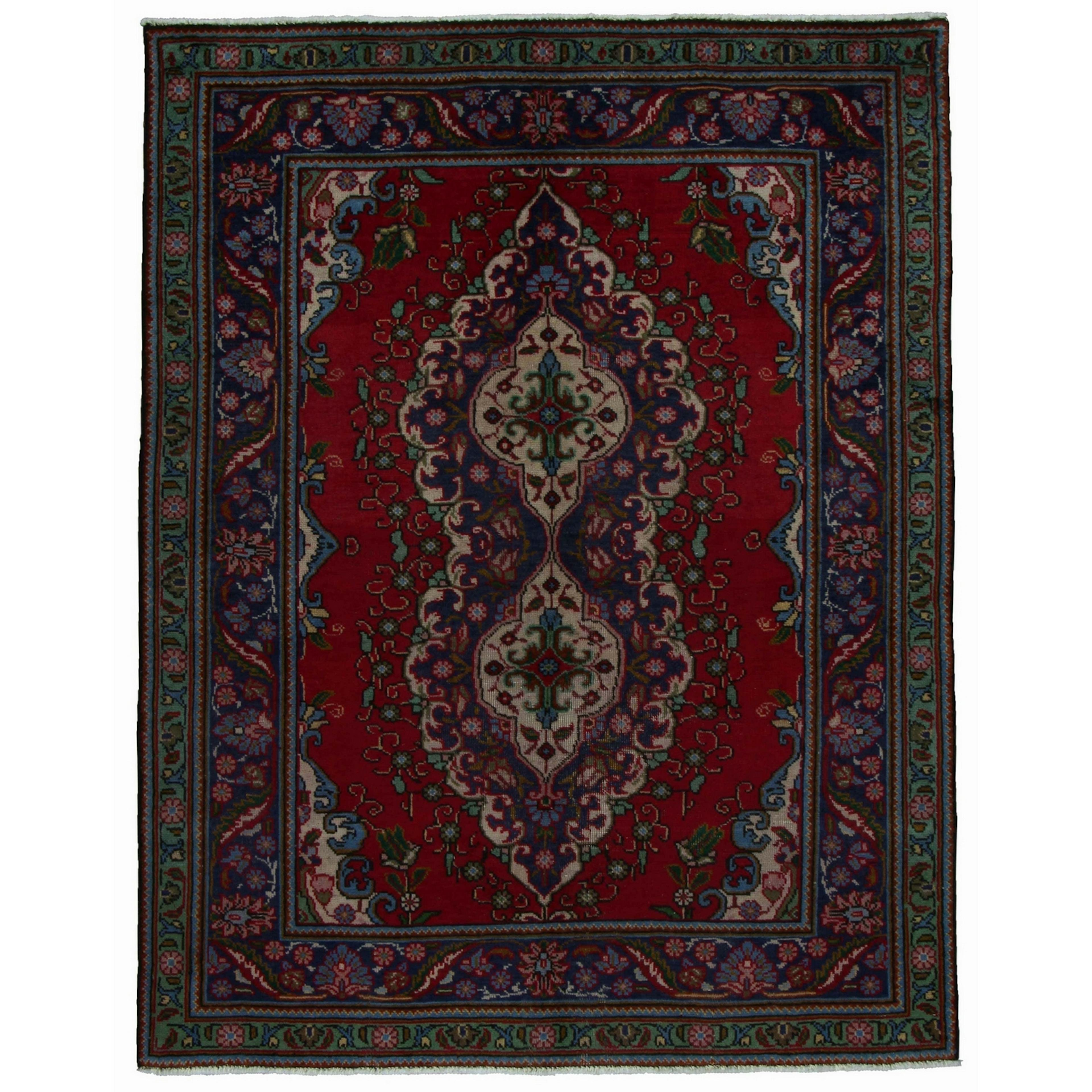 Persisk Matta Arkiio Tabriz Patina 135x177