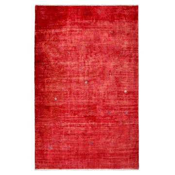 Persisk Matta Arkiio Gabbeh Shiraz Exklusiv Röd 198x308