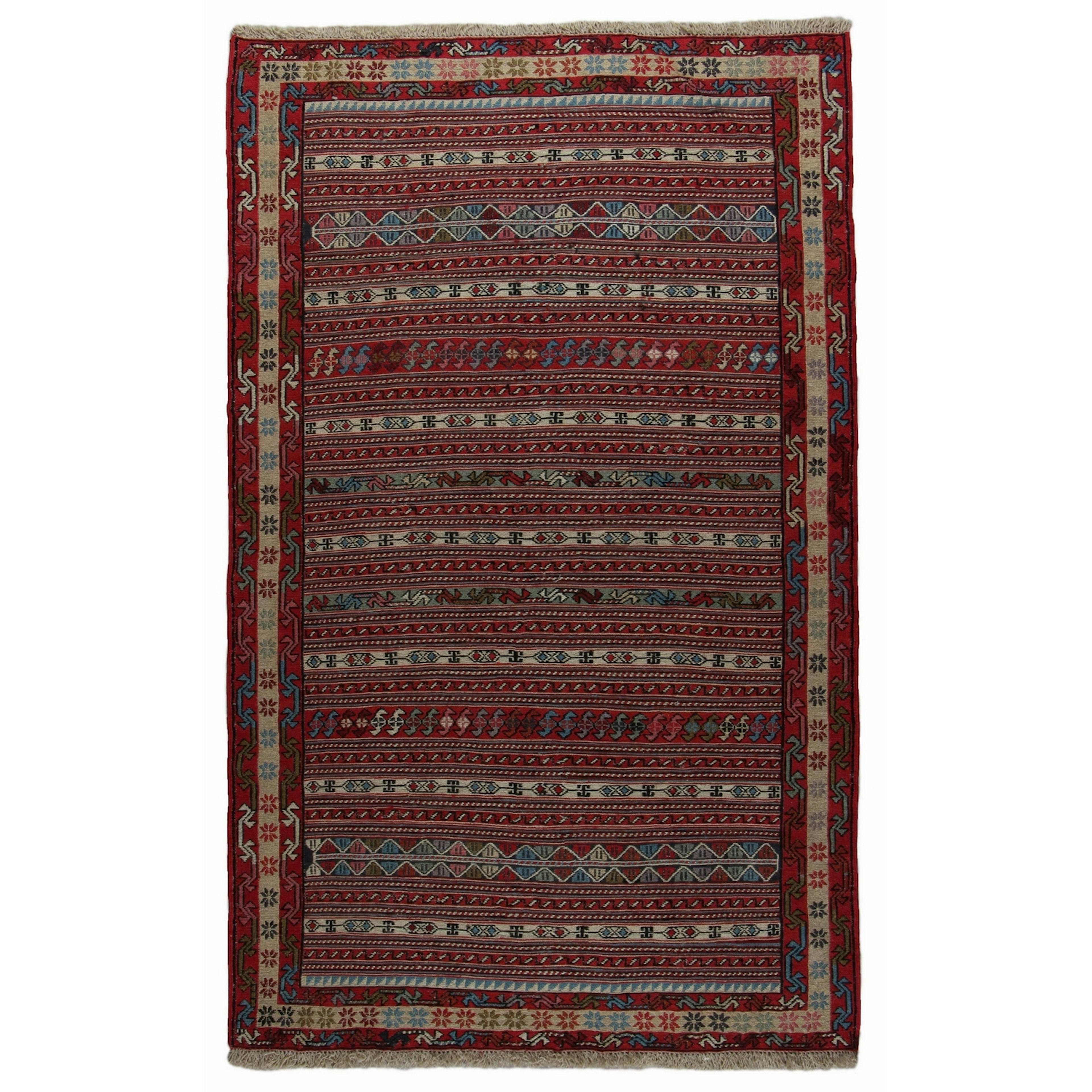 Persisk Matta Arkiio Varni Ardebil Kelim 120x195