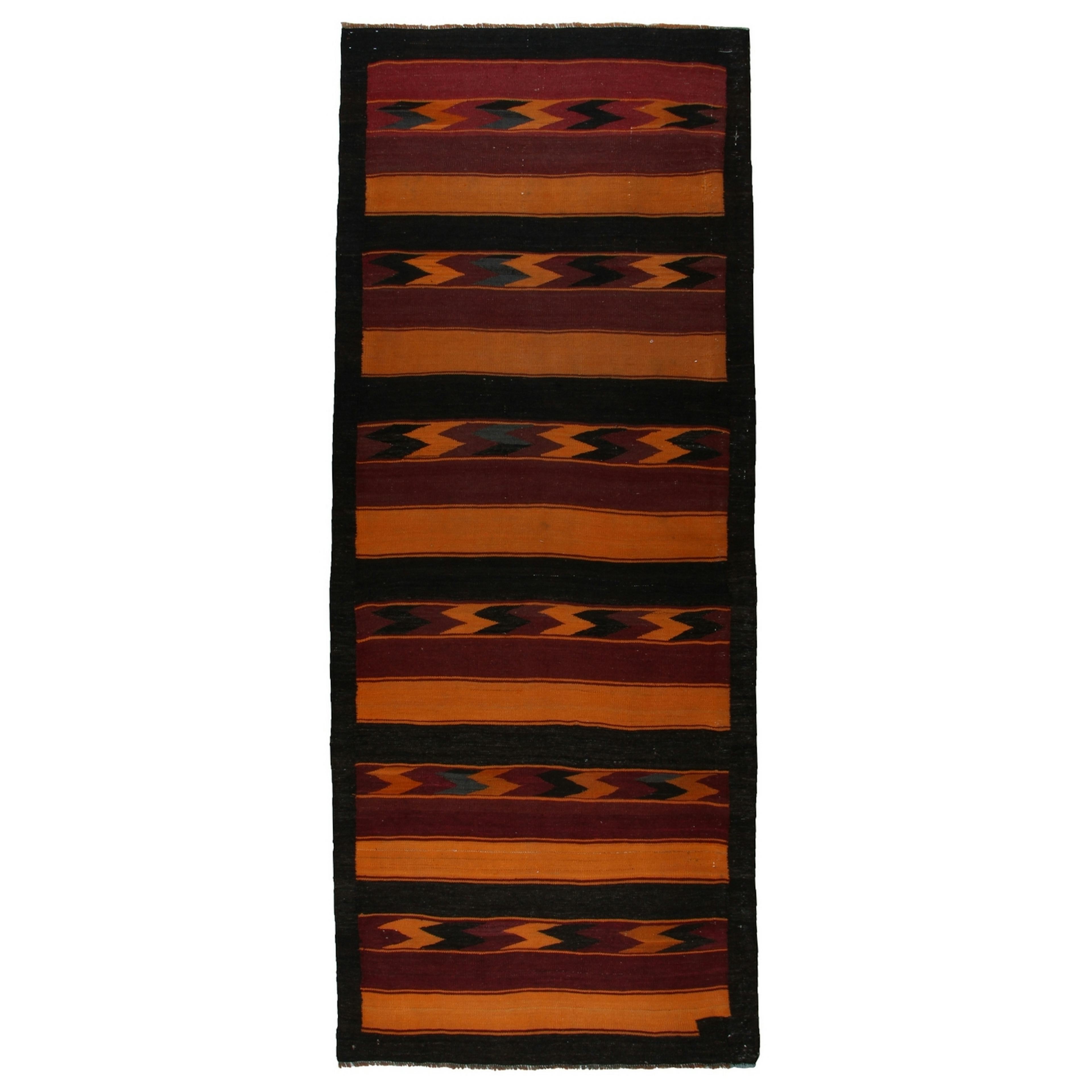 Handvävd Matta Arkiio Afghan Kelim Flerfärgad 130x334