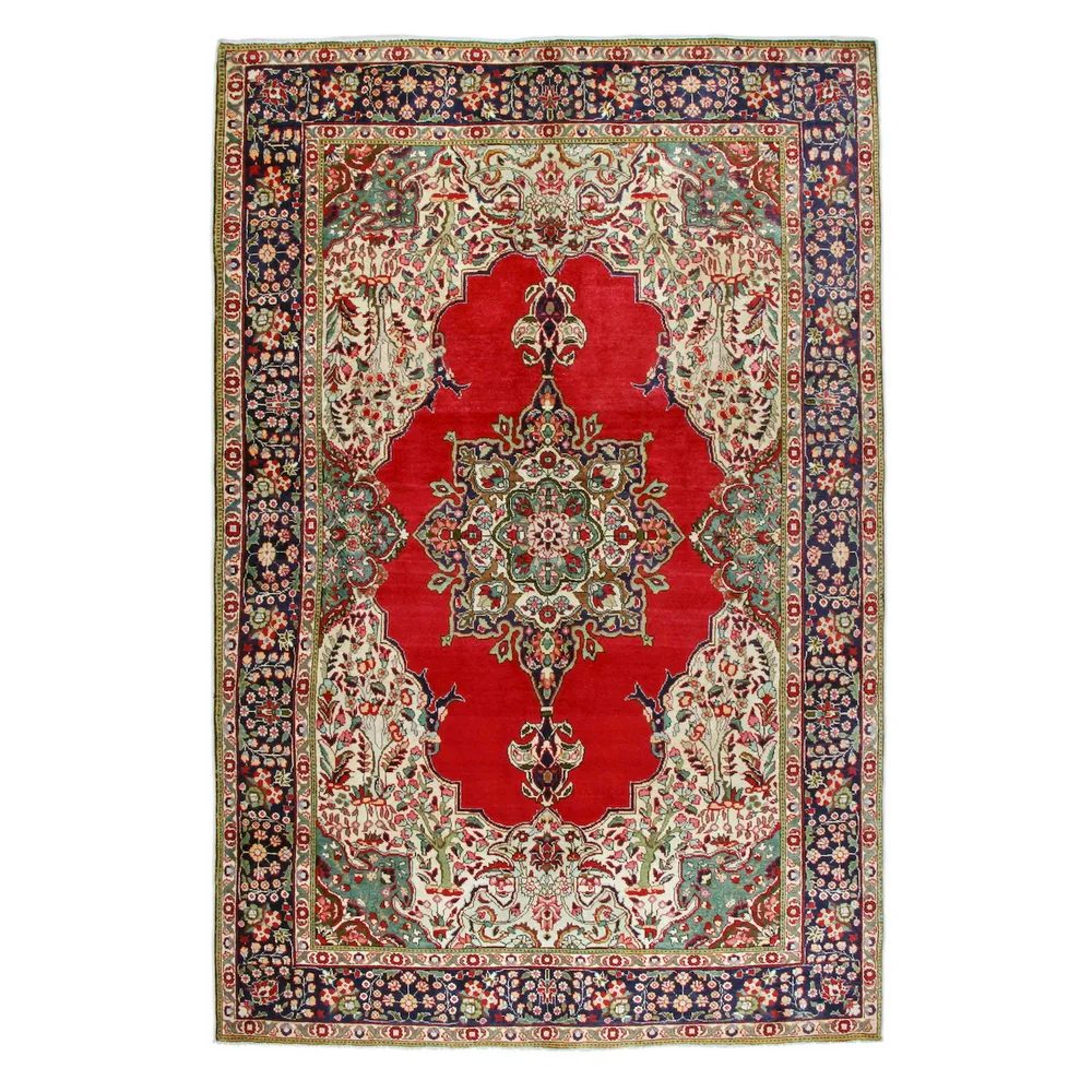 Persisk Matta Arkiio Tabriz Patina 198x300