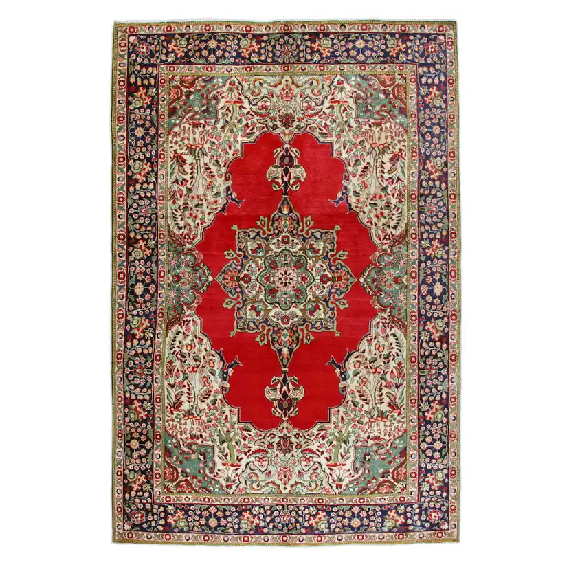 Persisk Matta Arkiio Tabriz Patina 198x300