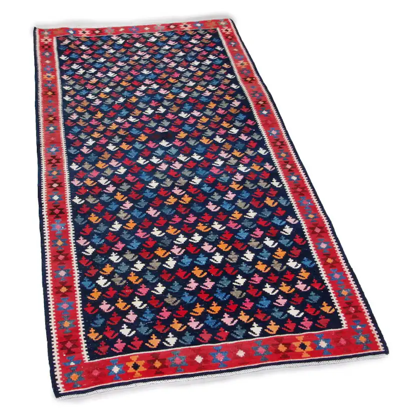 Persisk Matta Arkiio Bidjar Kelim 132x276