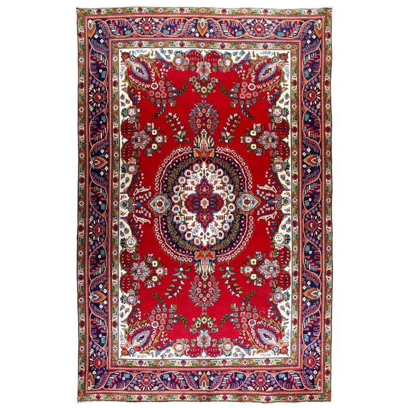 Persisk Matta Arkiio Tabriz Patina 192x300