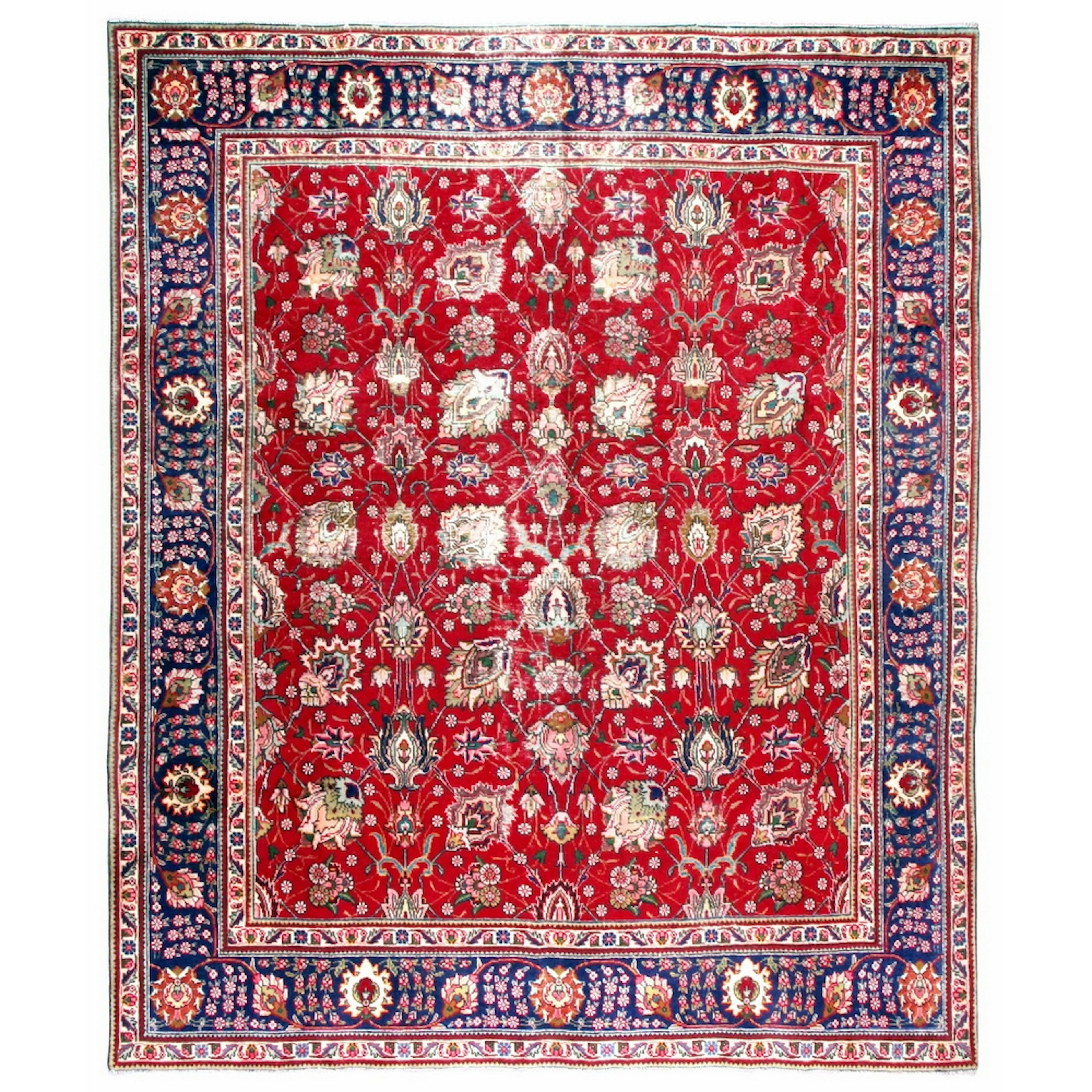 Persisk Matta Arkiio Tabriz Vintage Original 243x294