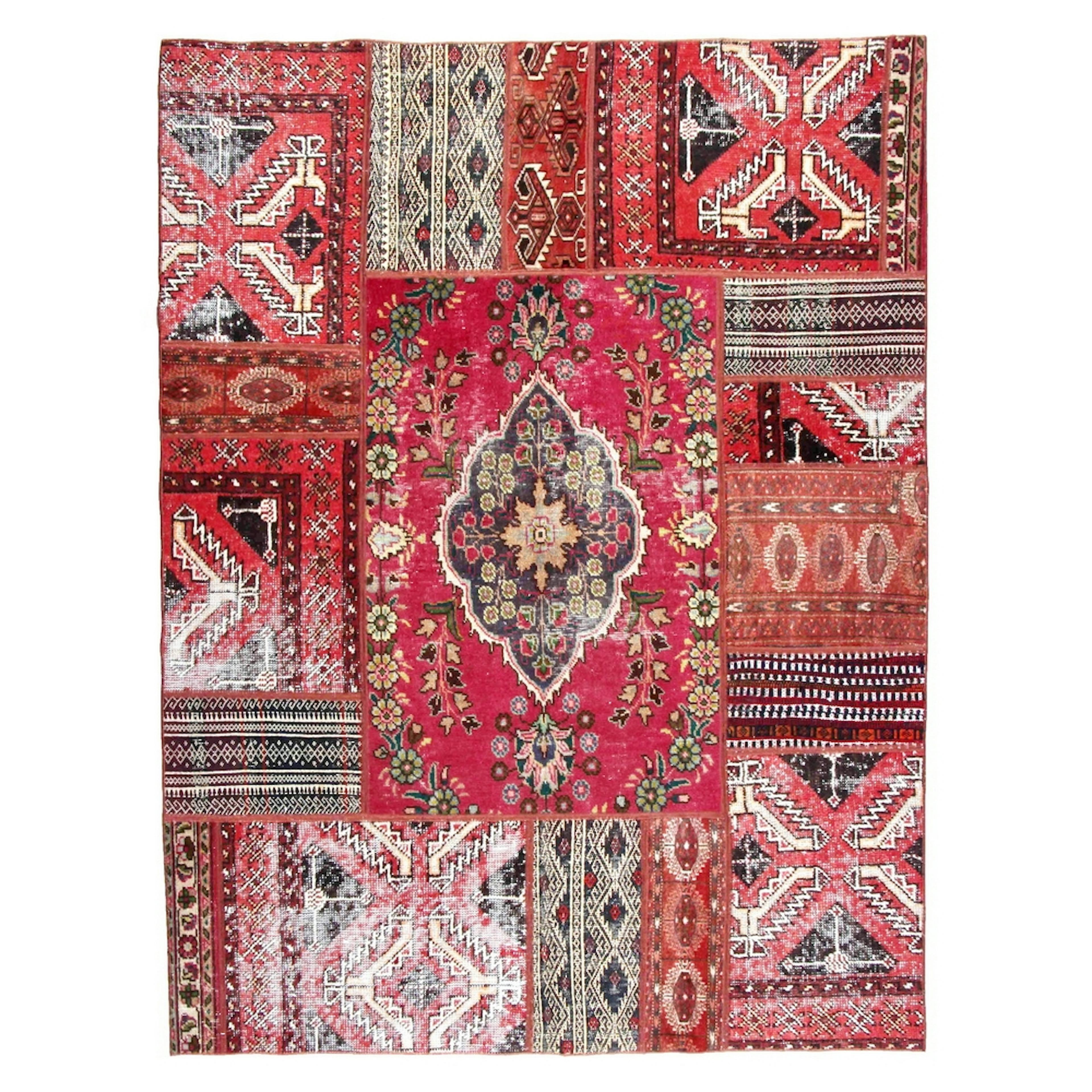 Persisk Patchworkmatta Arkiio Kelim 154x205